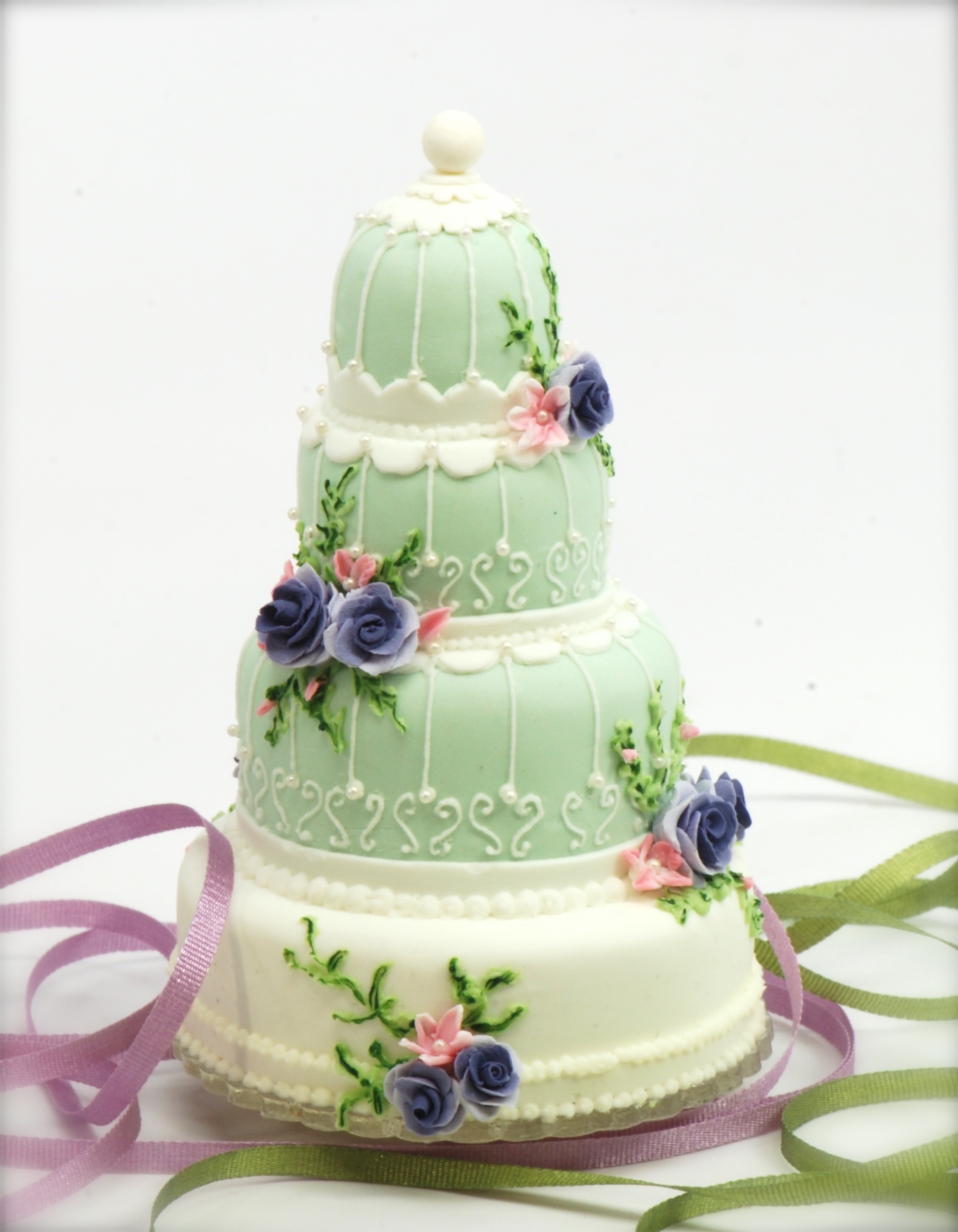 4 Tier Birdcage Wedding Cake Kit Stewart Dollhouse Creations