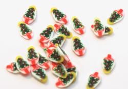 20 Christmas Tree Cane Slices NEW! | Stewart Dollhouse Creations