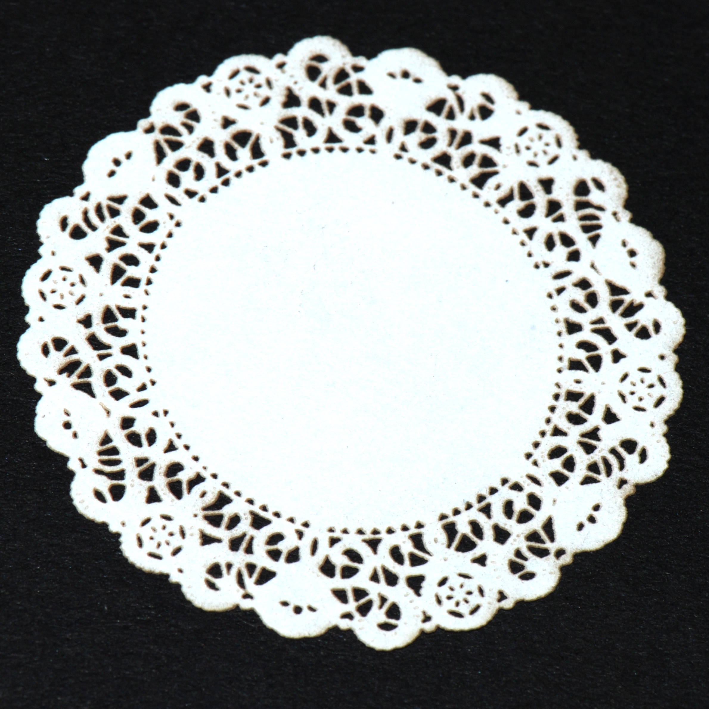 Large White Lace Doily #23  Stewart Dollhouse Creations