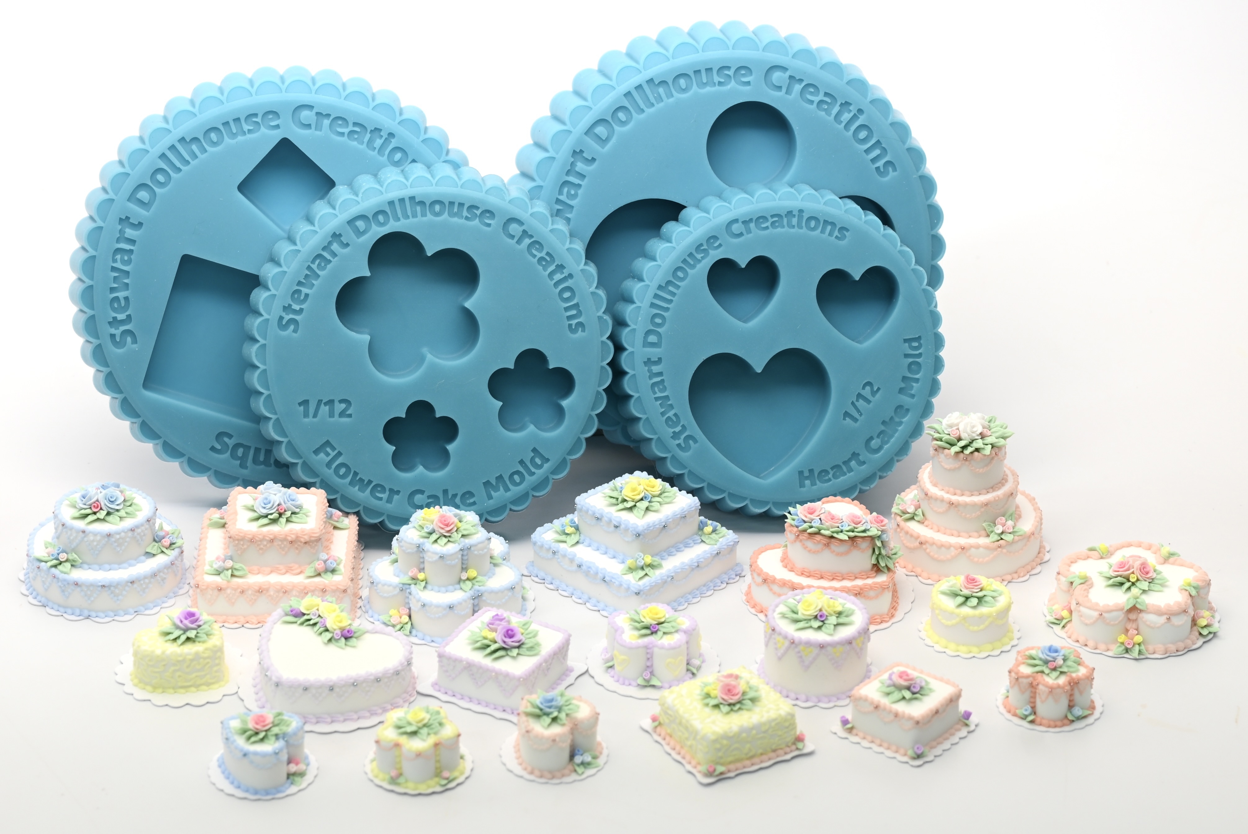 1:12 Cake Making & Decorating Kit | Stewart Dollhouse Creations