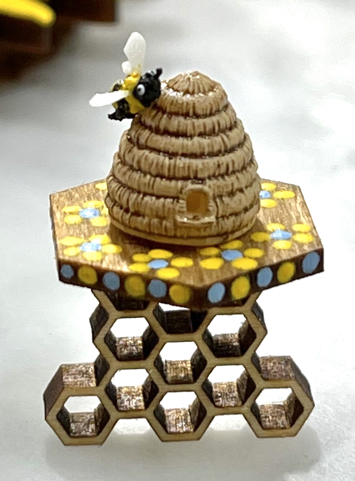 Hexagonal Hex Bee Hive beehive Craft DIY MDF Wood Pieces Honey Comb  Honeycomb