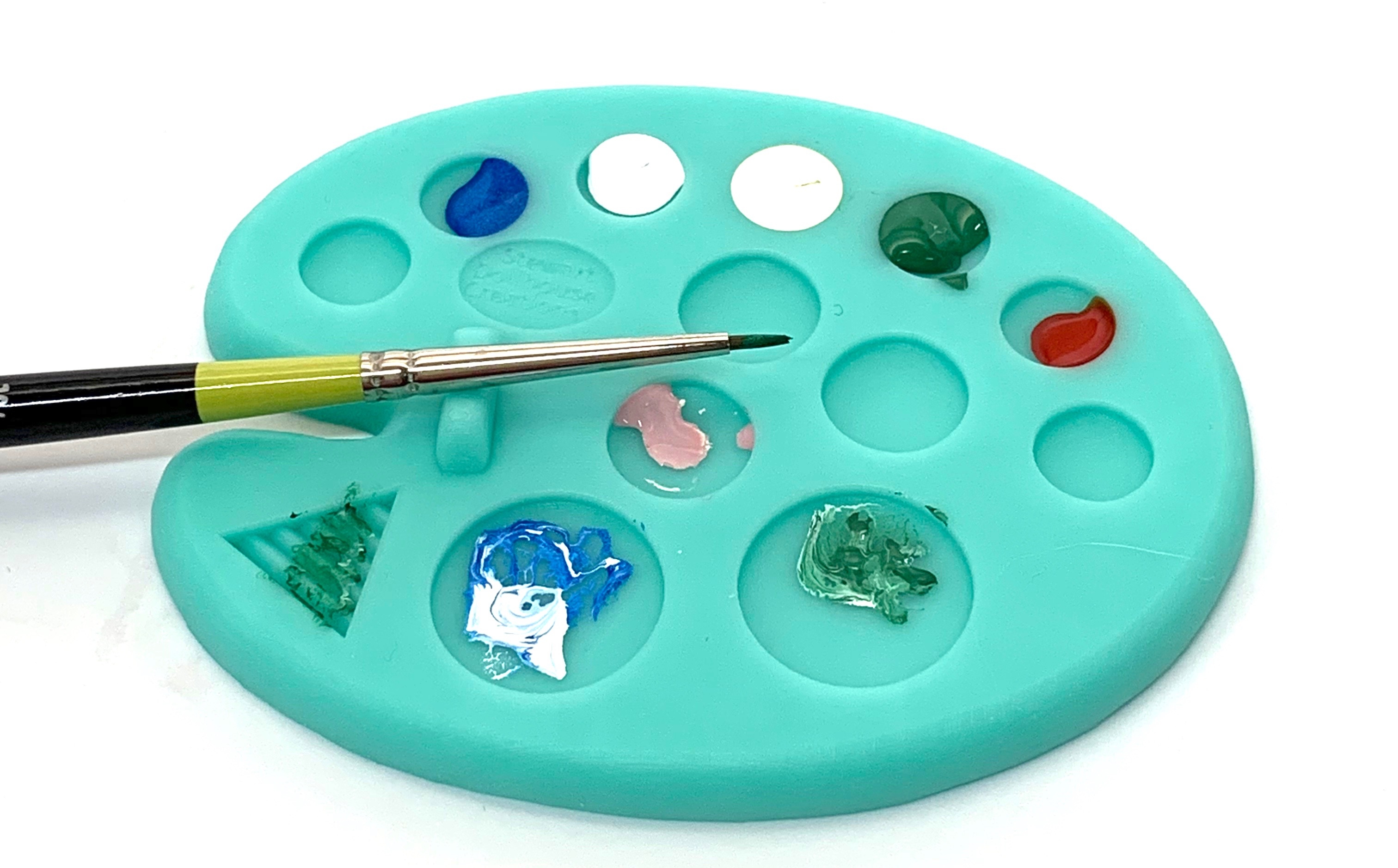 Silicone Paint Palette