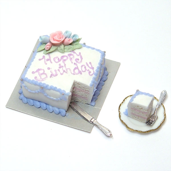 Standard square celebration cake - Greenhalghs Craft Bakery