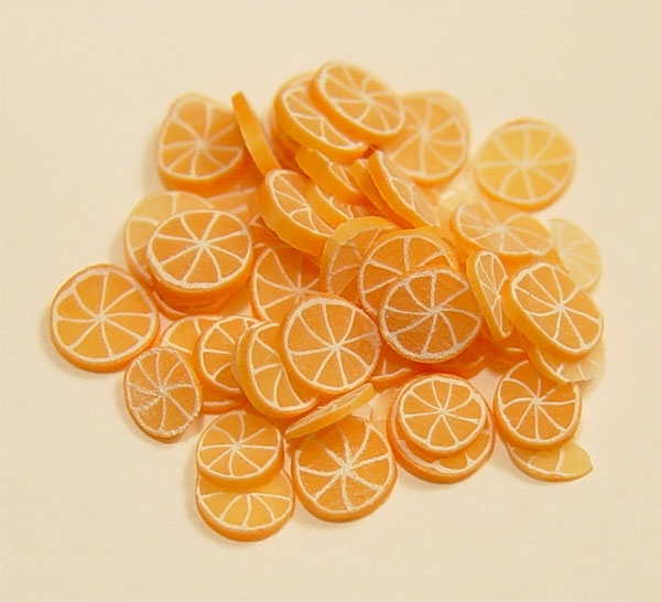 1/12 scale Minature Citrus Orange Slices-45 pieces | Stewart