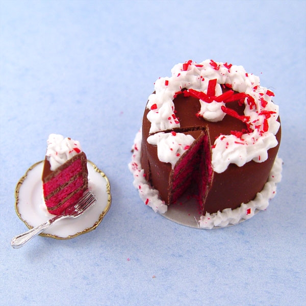 1:12 3 Layer Red Velvet Cake w/Chocolate Frosting | Stewart